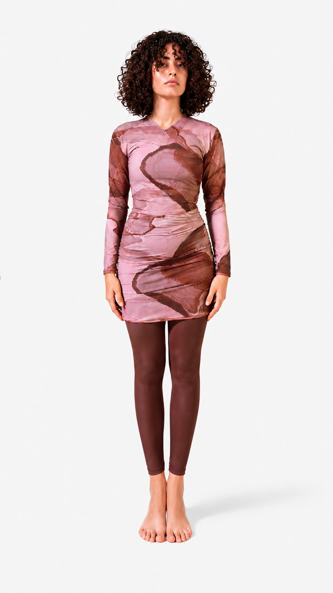 Mocha Marble Burkini
