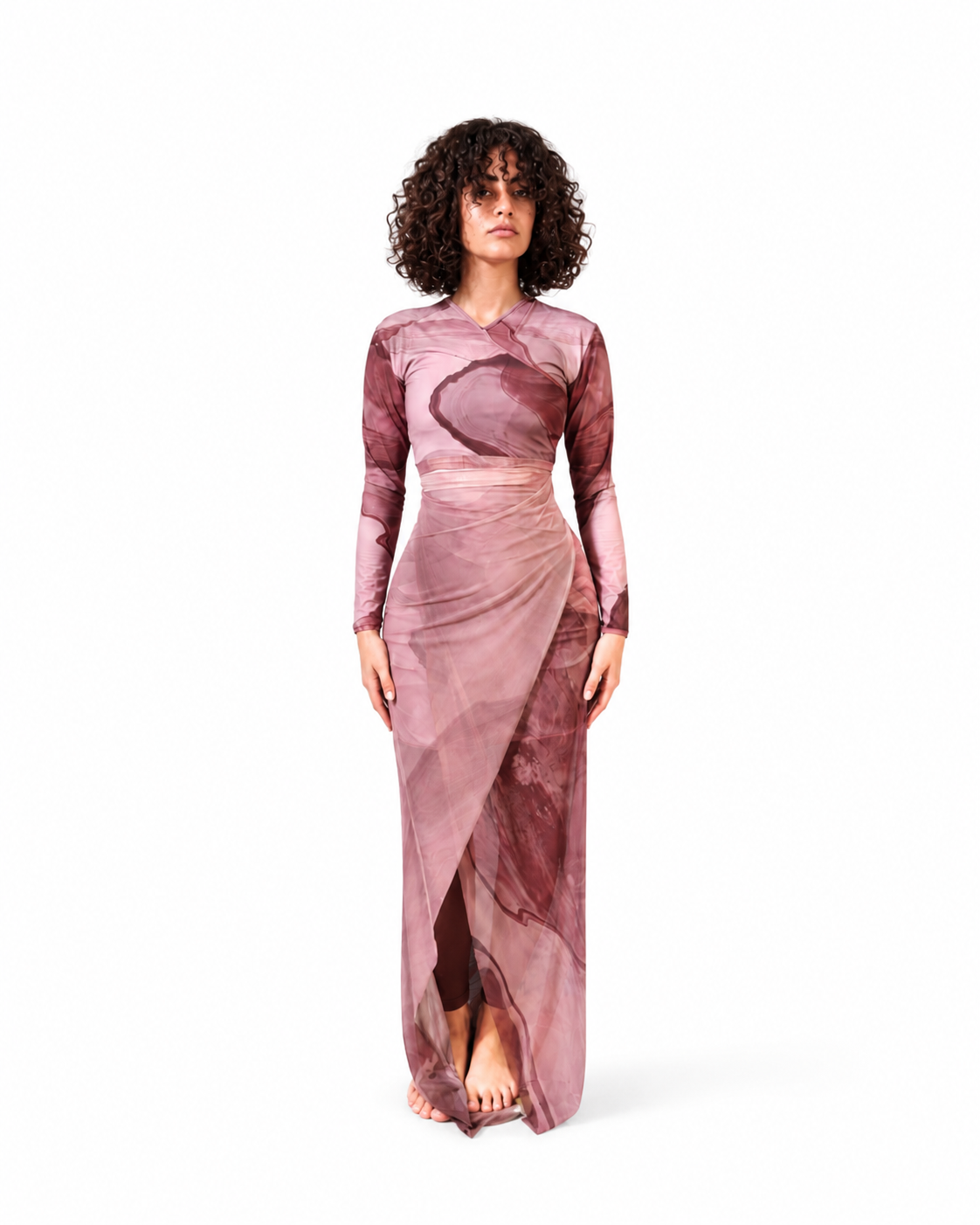 Mocha Marble Burkini