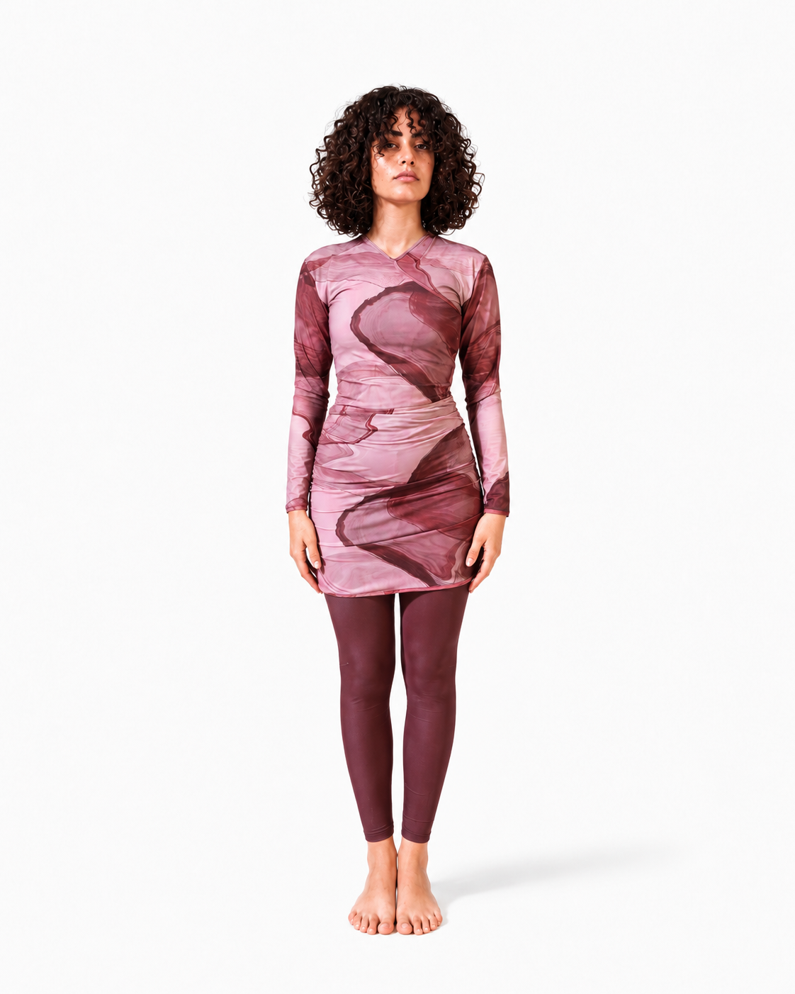 Mocha Marble Burkini