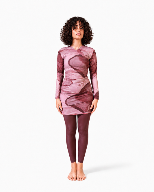 Mocha Marble Burkini